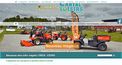 Desktop Screenshot of cantal-loisirs.fr